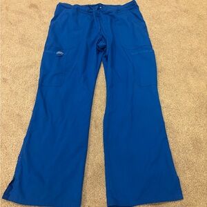 Royal Blue Wide Leg Scrub